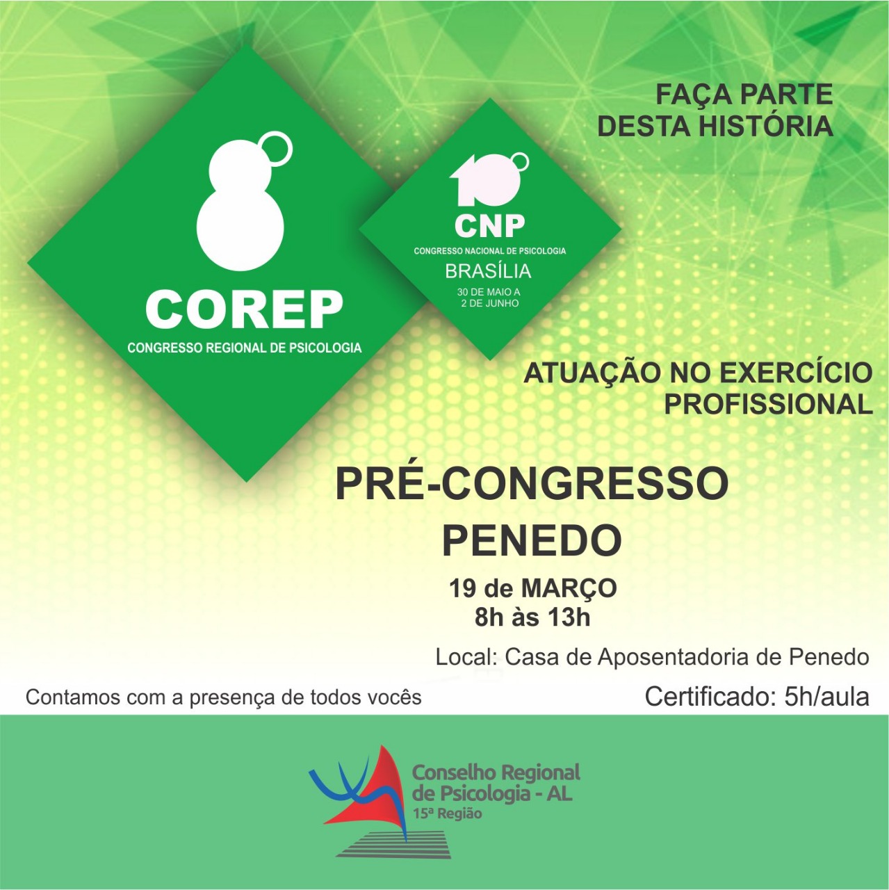 Conselho Regional de Psicologia 15ª Região CRP 15 convida