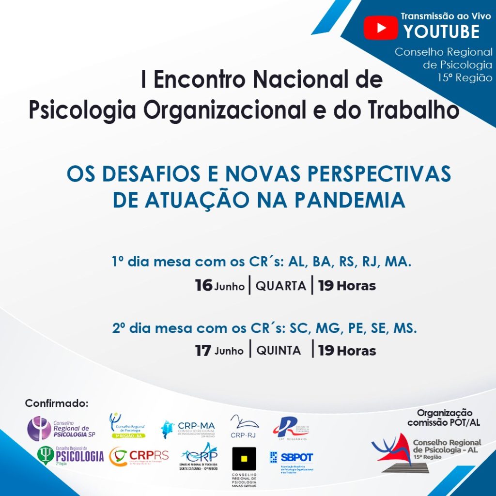 Conselho Regional de Psicologia 15ª Região I Encontro Nacional de